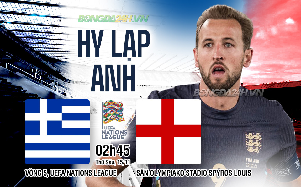 Cuộc đối đầu được mong chờ Hy Lạp đấu Anh - Tam sư quyết đòi lại món nợ